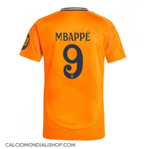 Maglie da calcio Real Madrid Kylian Mbappe #9 Seconda Maglia 2024-25 Manica Corta